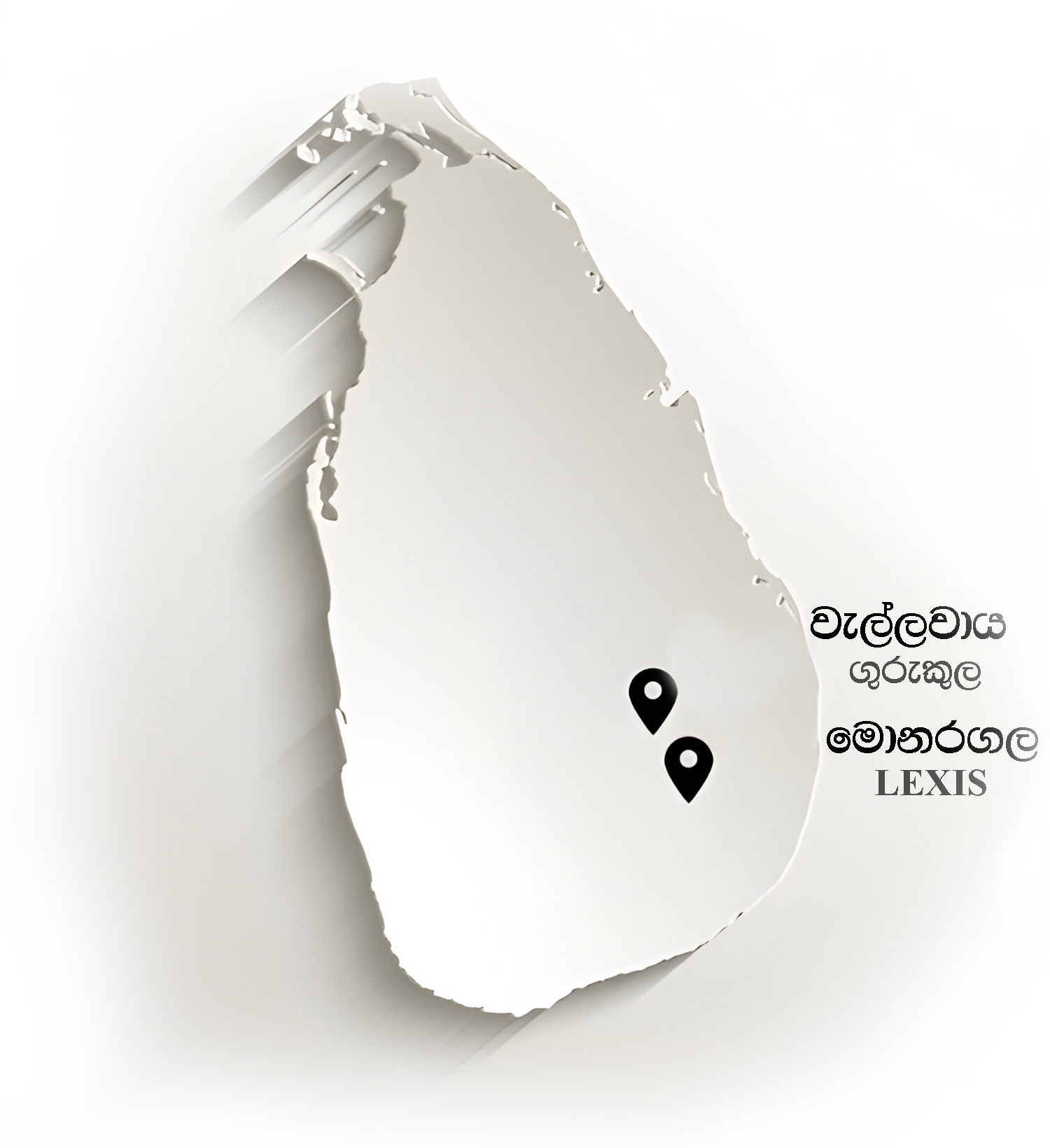 Sri Lanka Map with locations